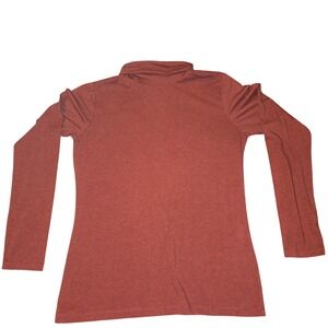 Women's Long Sleeve‎ Turtleneck Biking Red Heather Size Large Guide Series